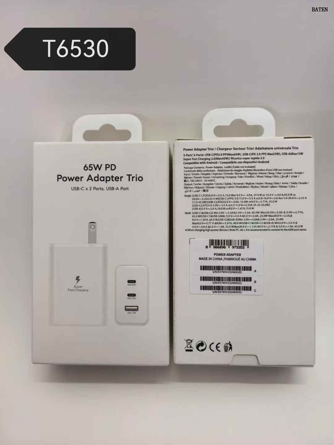 Cargador telefónico para Samsung