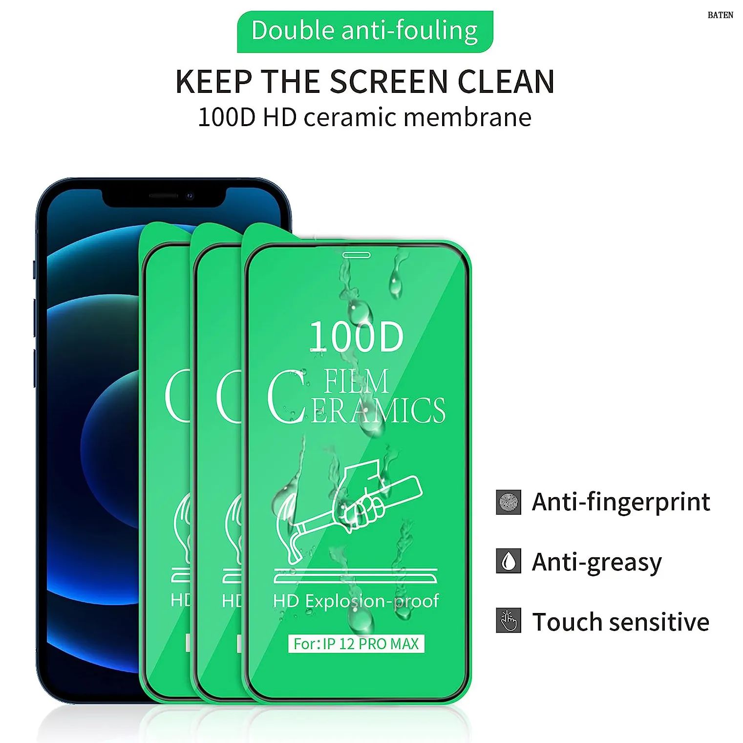 Película protectora de cerámica 100d